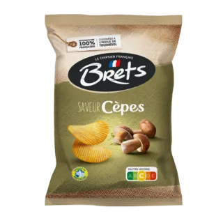 Chips Bretz Ondulees Aux Cepes Lot De 10X125G Nouveau Prix