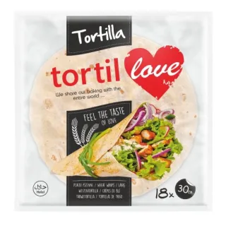 Torttilove Tortilla De Ble 30Cm (80Grx18)X6(96) New Price