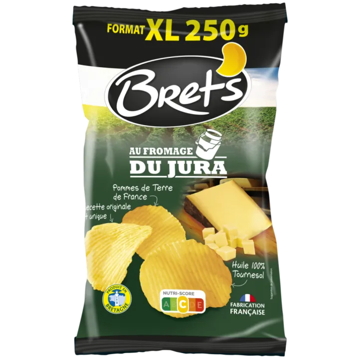 Chips Brets Saveur Fromage De Jura Lot De 10X125G