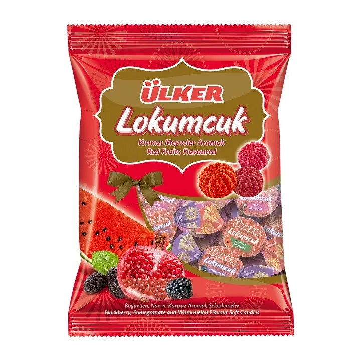 Ulker Lokumcuk Kirmizi Meyveler Seker 225Gx24