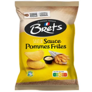 Chips Brets Saveur Sauce Pommes Frites Lot De 10X125G Nouveau Prix