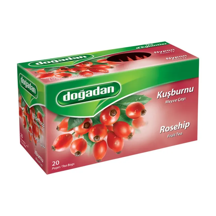 Infusion au Cynorrhodon et Fruits – Doğadan Kuşburnu Karışık Meyve Çayı 12x20 | Tisane turque naturelle et fruitée