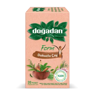 Infusion aux 9 Plantes Naturelle – Doğadan Dokuz Otlu Karışık Bitki Çayı 12x20 | Tisane turque bien-être et équilibrante