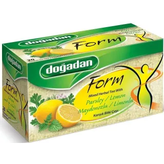 Infusion Minceur au Persil et au Citron – Doğadan Form Maydanozlu Limonlu 12x20 | Tisane turque détox et rafraîchissante