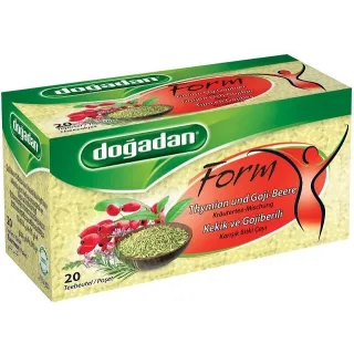 Infusion Minceur au Thym et aux Baies de Goji – Doğadan Form 12x20 | Tisane turque tonifiante et antioxydante