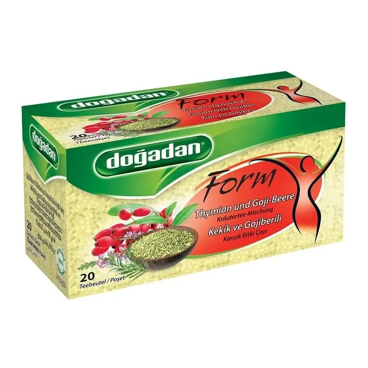 Infusion Minceur au Thym et aux Baies de Goji – Doğadan Form 12x20 | Tisane turque tonifiante et antioxydante