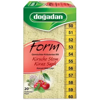 Thé Minceur à la Queue de Cerise – Doğadan Vişne Saplı Form Çayı 12x20 | Infusion turque drainante et détox
