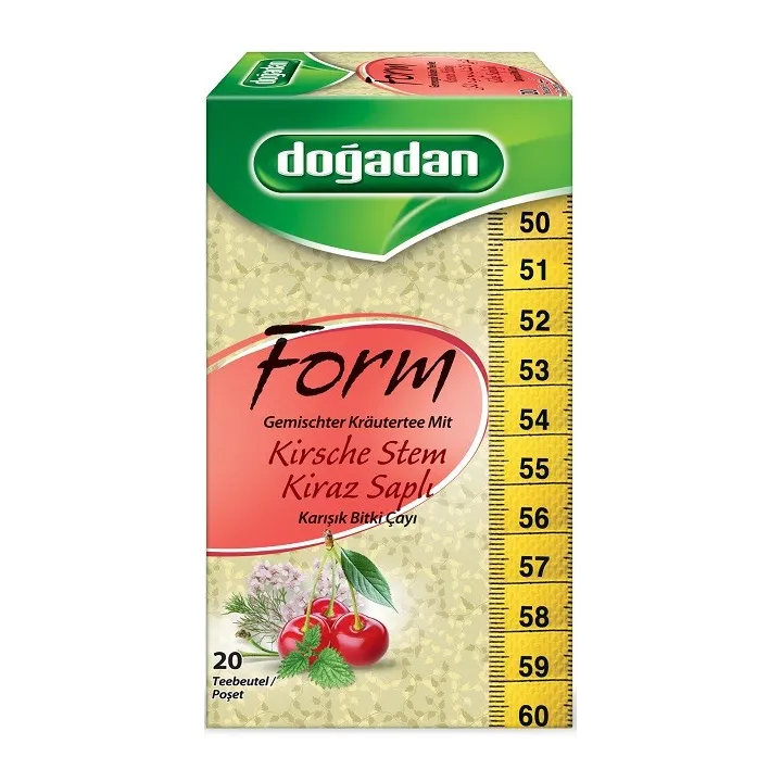 Thé Minceur à la Queue de Cerise – Doğadan Vişne Saplı Form Çayı 12x20 | Infusion turque drainante et détox