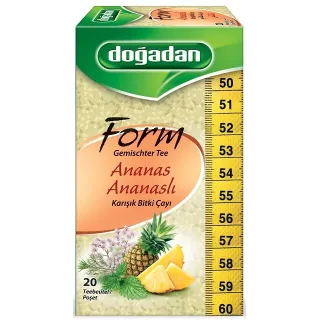 Infusion Minceur à l’Ananas et aux Plantes – Doğadan Form Ananas Karışık Bitki Çayı 12x20 | Tisane turque détox et bien-être