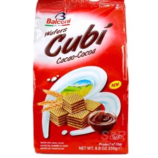 Balconi Wafers Cubi Noisette 18X125G