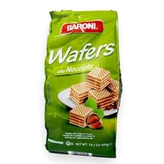 Balconi Wafer Baroni Nocciola 400 Grx12