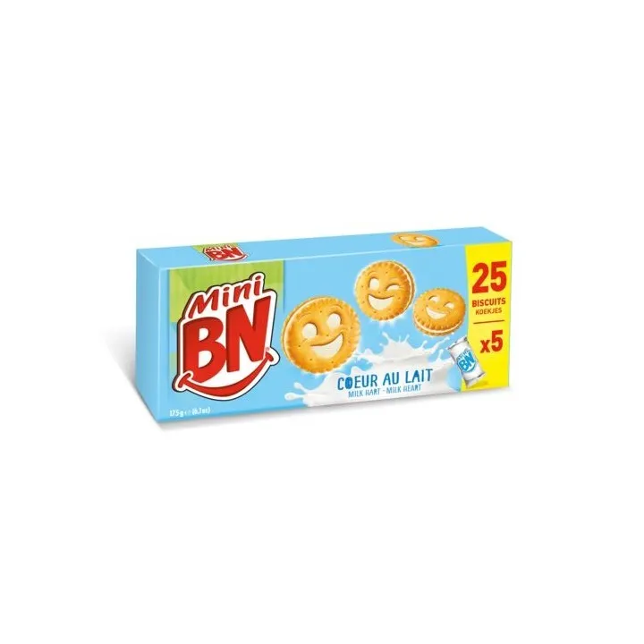 Bn Mini Bn Cur De Lait (5 Pochons)175Gx16
