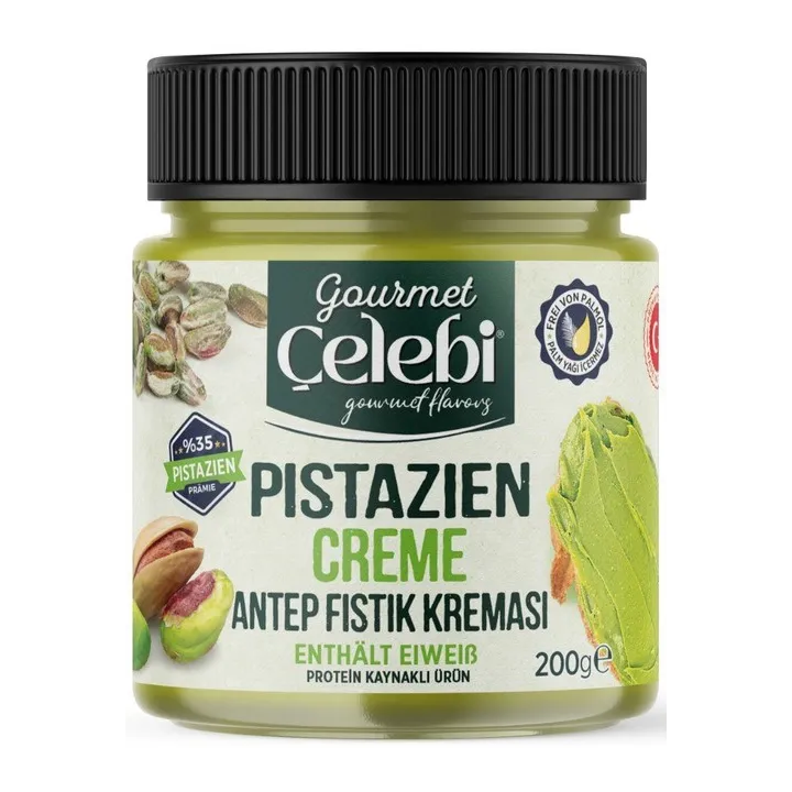 12 Pots Creme De Pistaches - Gourmet Celebi - 12 X 200G