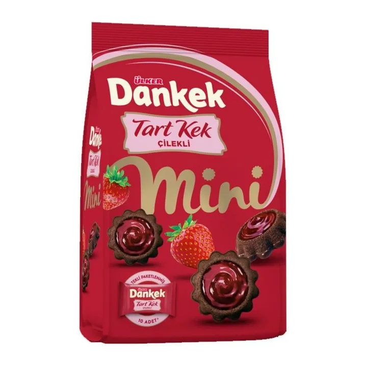Dankek Tart Mini Cilekli Kek 150Gx10