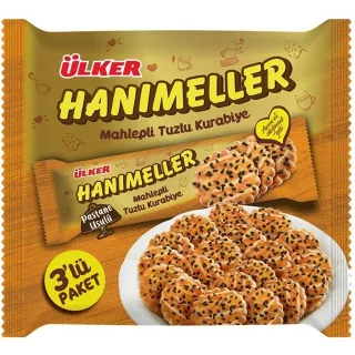 Hanimeller Mahlepli Tuzlu Kurabiye 3X81G (8X1 8) Hanimeller Mahlepli Tuzlu Kurabiye 3X81G (8X1 8)