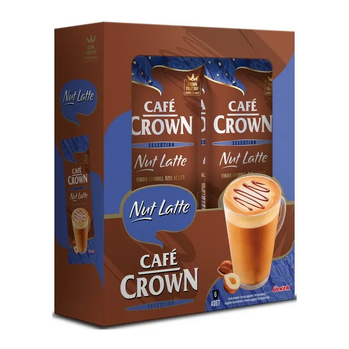 Cafe Crown Selection Findikli Latte 129G 24X1 24