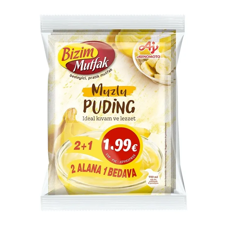 Bizim Mutfak Muzlu Puding 120Grx24