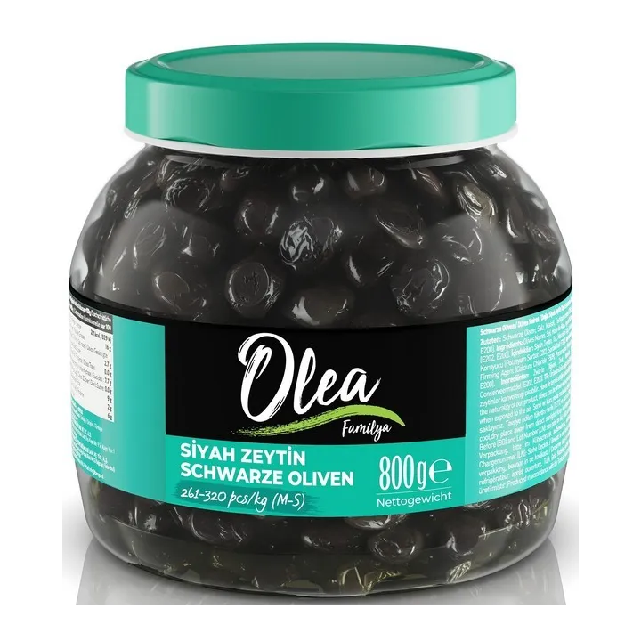 Olea Siyah Zeytin 261-320 Klb 800G 6X1 6