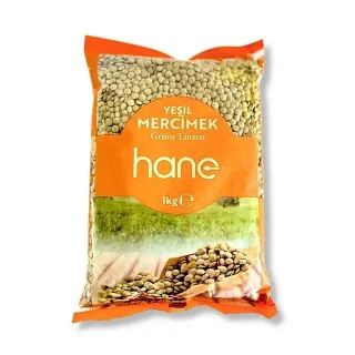 Hane Yesil Mercimek Lentilles Vertes Lot De 12 X1Kg
