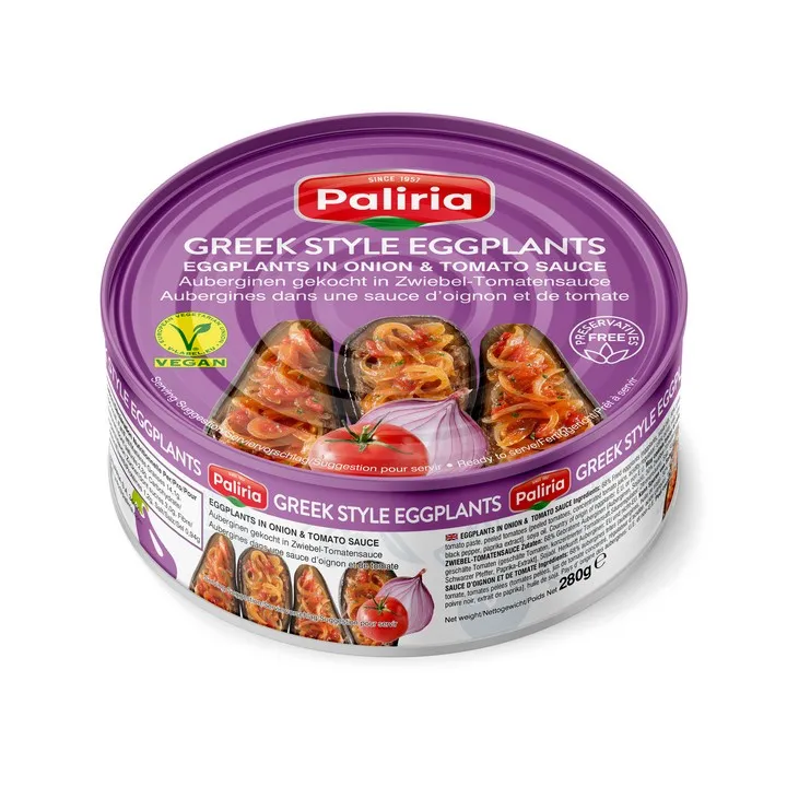 Paliria Aubergines Sauce Oignon Tomate 280Gx12