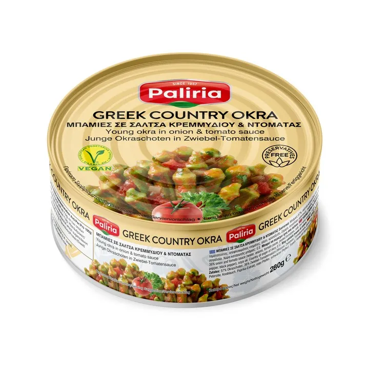 Paliria Okra Sauce Tomate Oignon 280Gx24