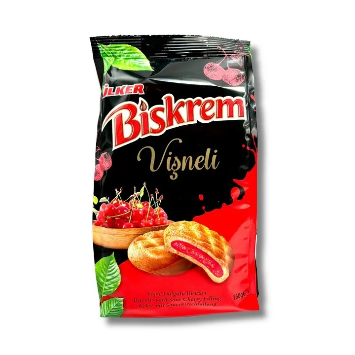 Biskrem Cerise Pochette160G 12X1 12