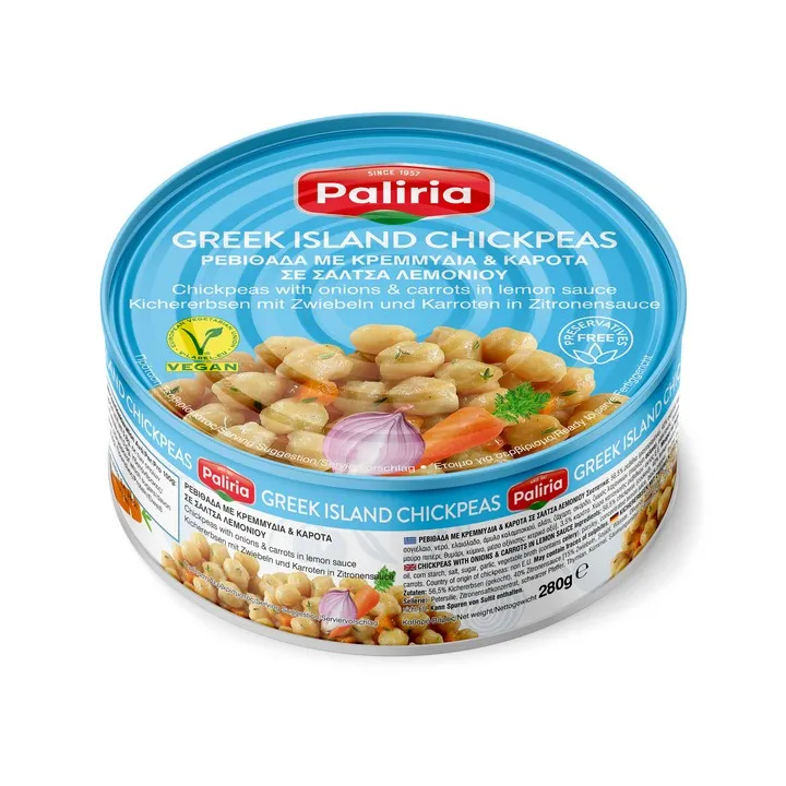 Paliria Pois Chiches Sauce Citron Oignon Carotte 280Gx12