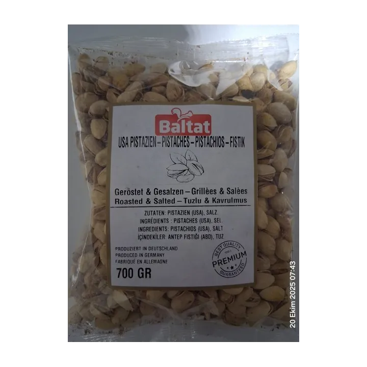 Baltat Pistaches Salees Usa 700Gx12