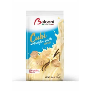 Balconi Wafers Cubi Vanille 18X125Gr
