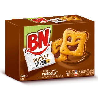 Bn Pocket Chocolat 356G (10X2)X12