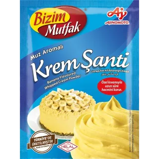 Bizim Mutfak Creme Chantilly Arome Banane 72G 2X15