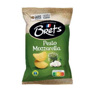 Brets Saveur Pesto Mozzarella 18 X 40G