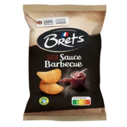 Chips Bretz Saveur Sauce Barbecue Lot De 10X125G