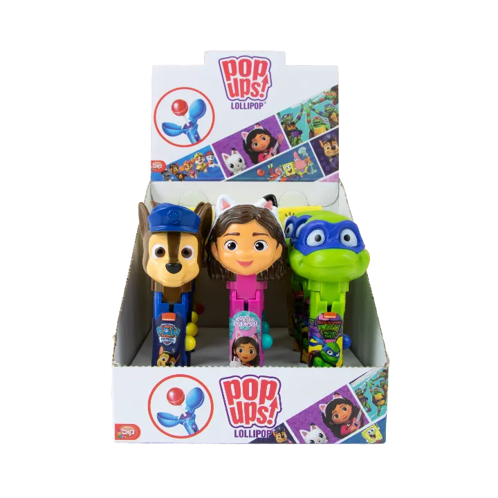 License Mix Pop Ups Lolipop6 Disp X 12 Pcs Promotion !!!
