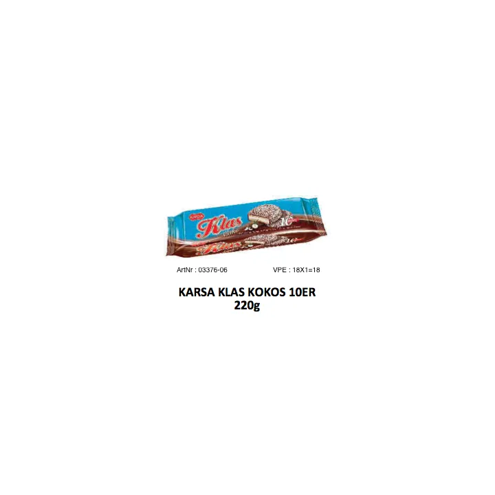 Karsa Klas Kokos 10Er 220G(18X1)54