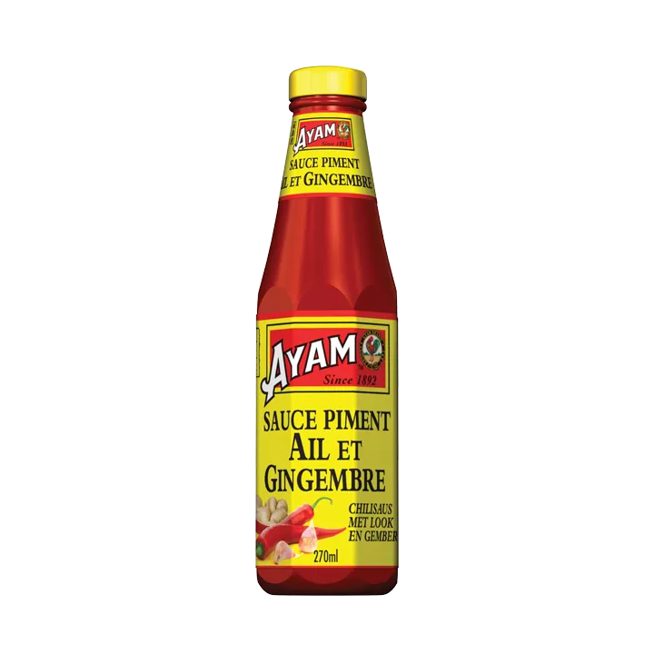 Ayam Sauce Piment Ail Gingembre 270Mlx12 New Price