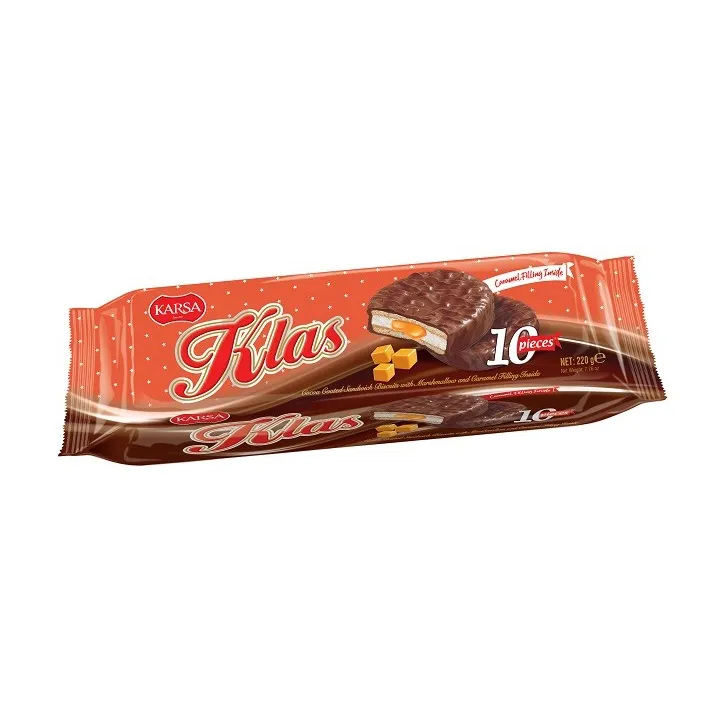 Karsa Klas Karamel Dolgulu 10Lu 220Gx18 Stock33