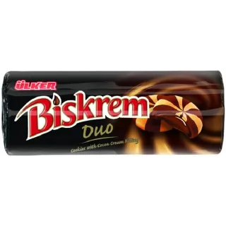 Biskrem Duo Biskuvi Schoko 130G X24